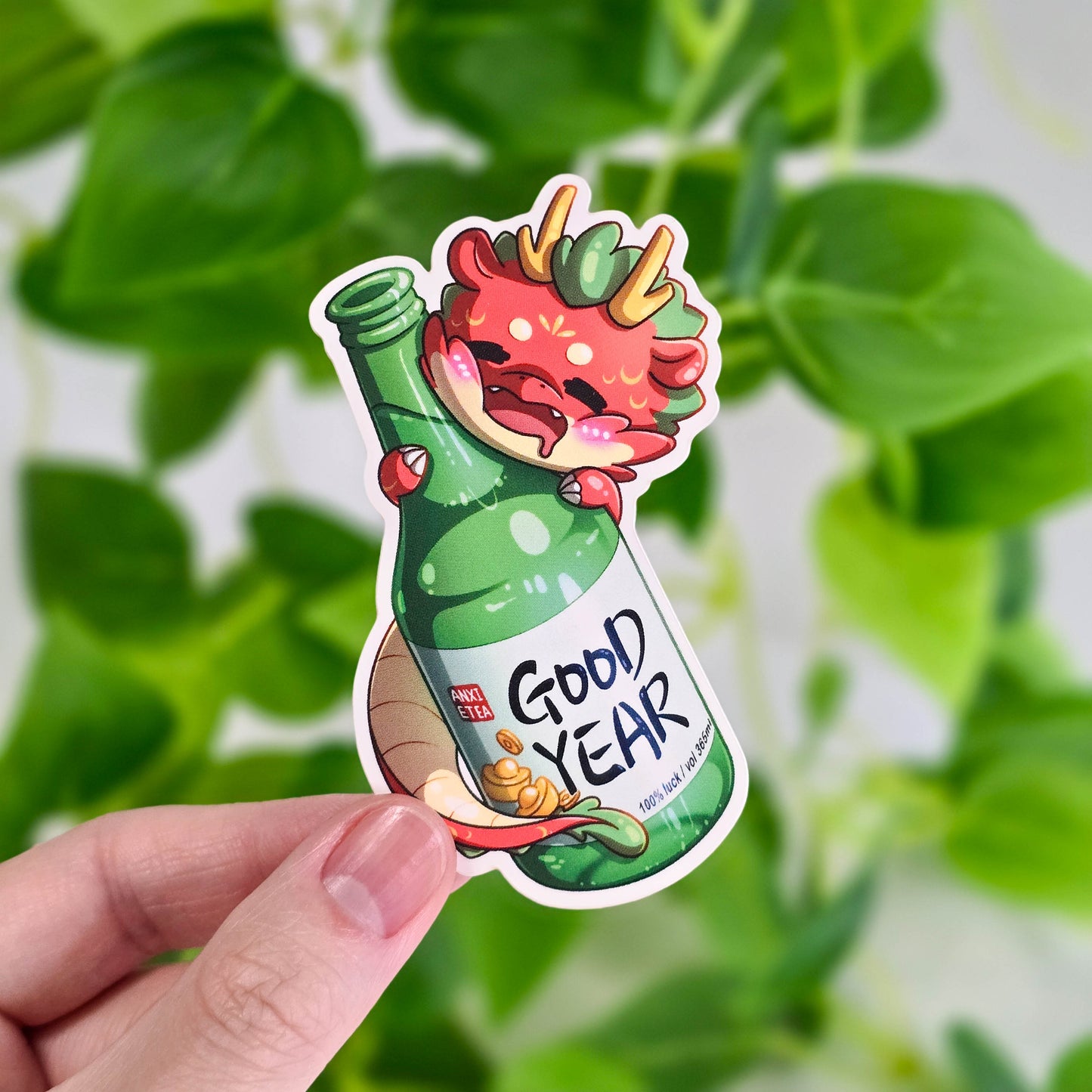Lucky Dragon Vinyl Stickers