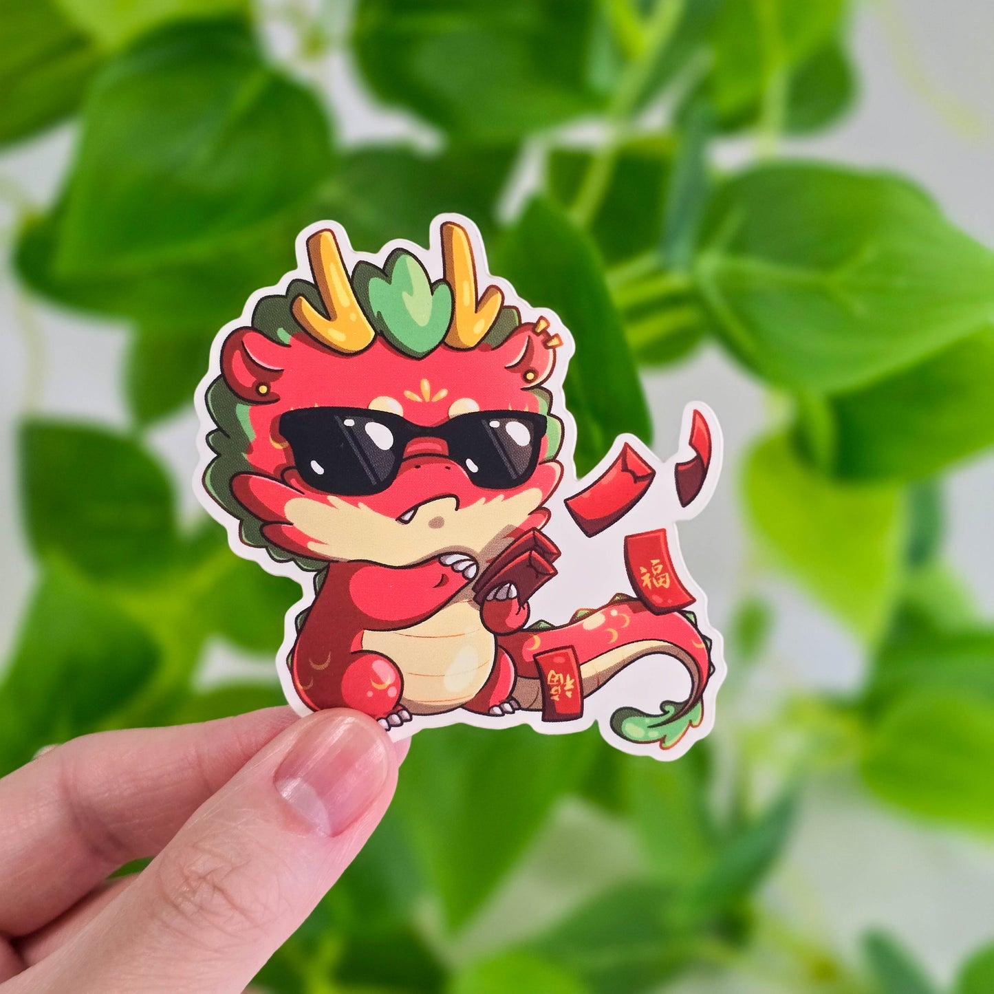 Lucky Dragon Vinyl Stickers