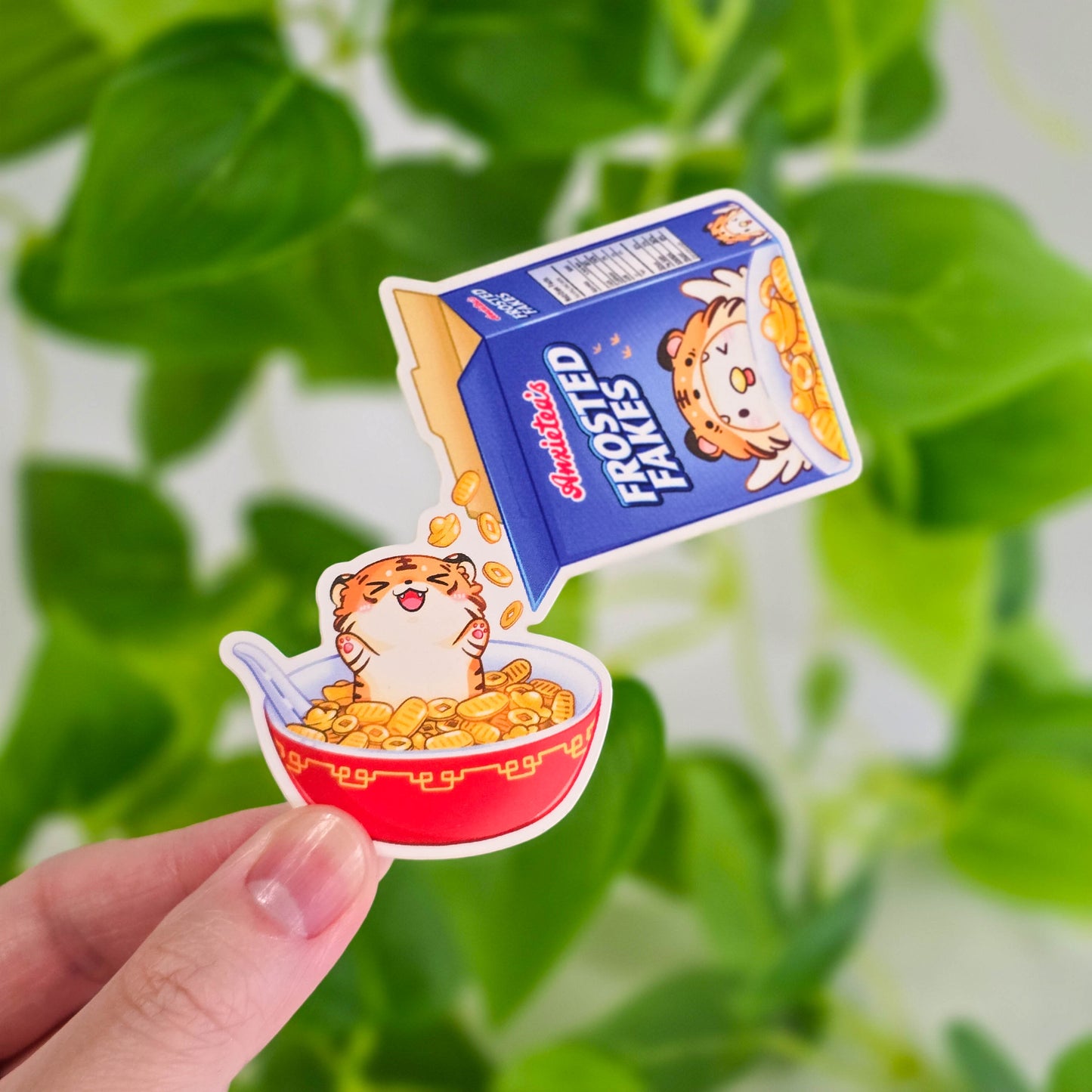 Lucky Tiger Vinyl Stickers