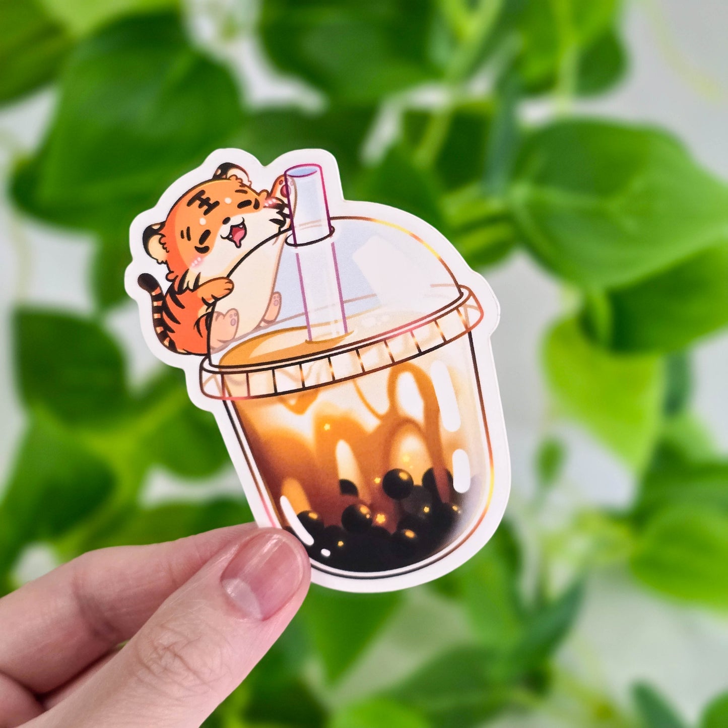 Lucky Tiger Vinyl Stickers