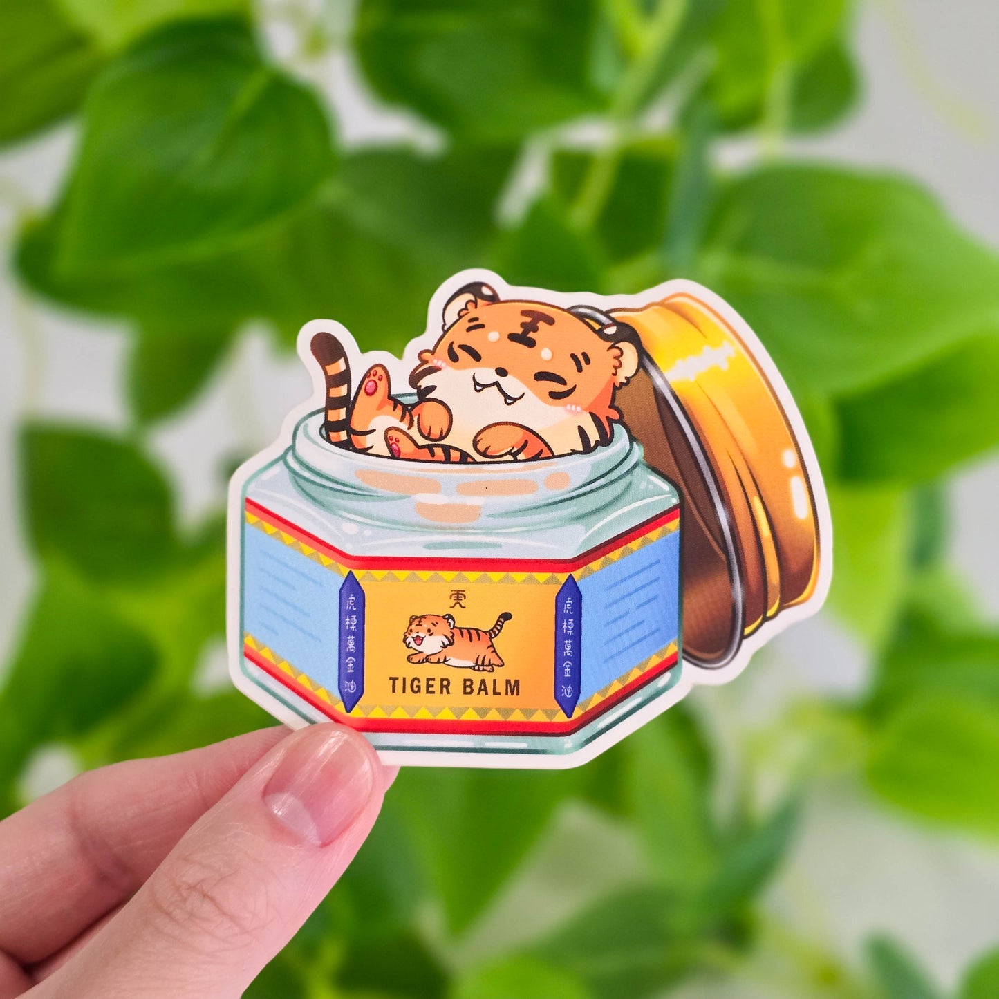 Lucky Tiger Vinyl Stickers