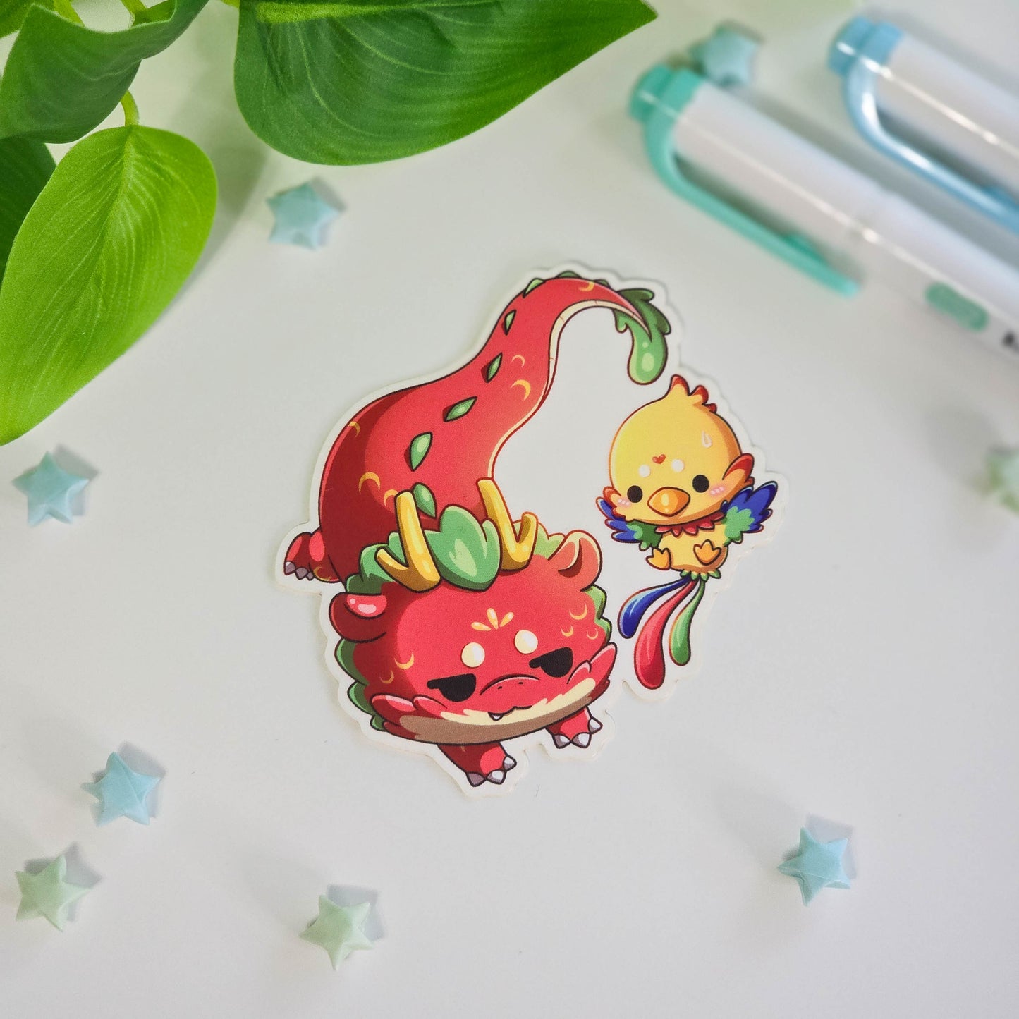 Lucky Dragon Vinyl Stickers