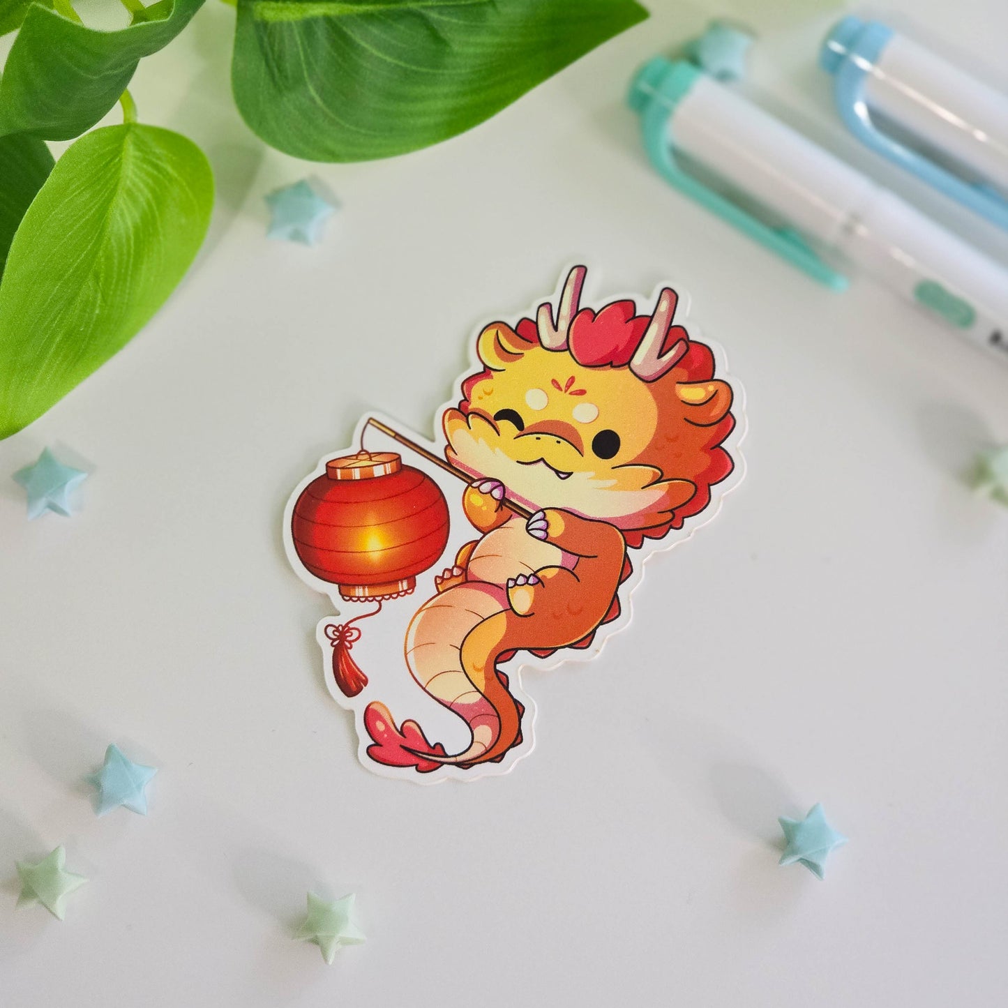 Lucky Dragon Vinyl Stickers