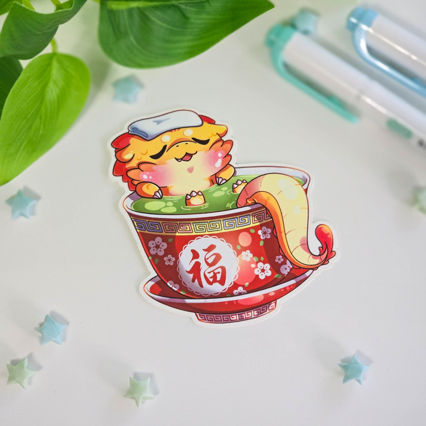 Lucky Dragon Vinyl Stickers