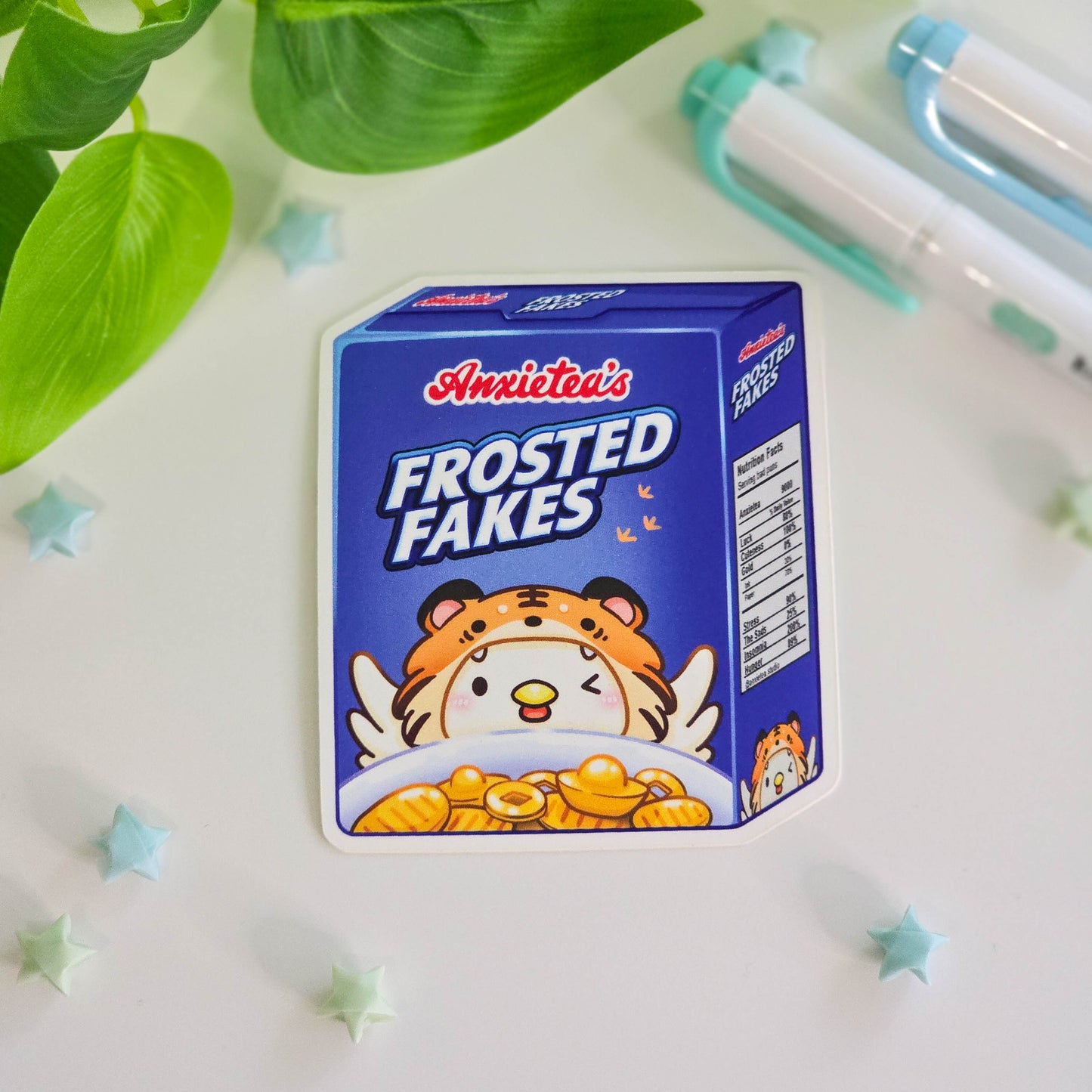 Lucky Tiger Vinyl Stickers