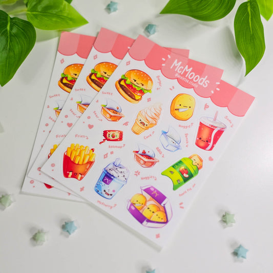 McMood Vinyl Sticker Sheet