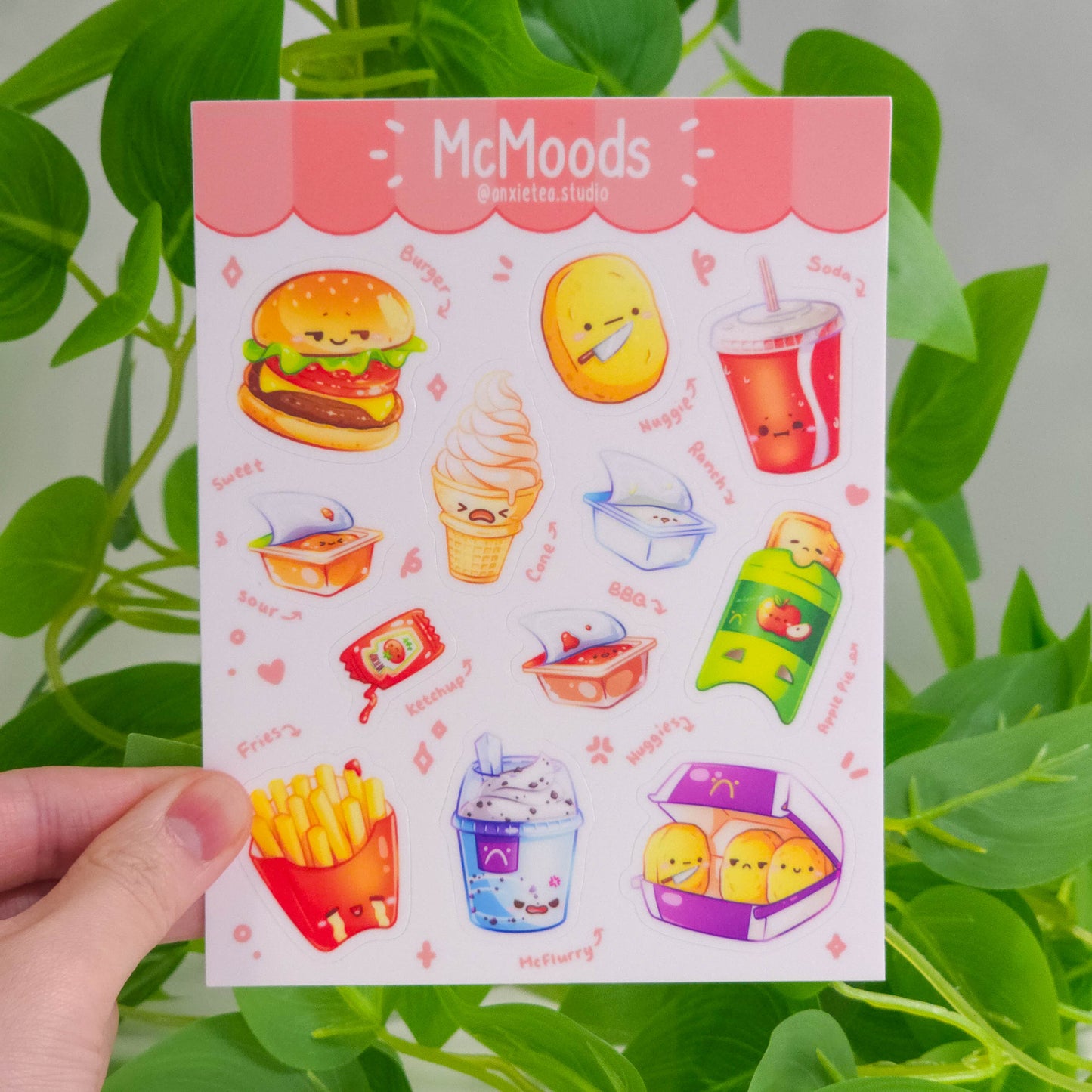 McMood Vinyl Sticker Sheet