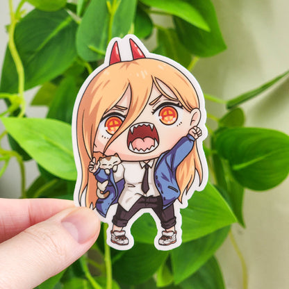 Chibi Anime Devil Vinyl Stickers