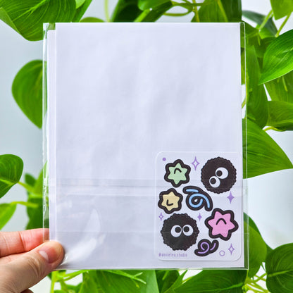 Kawaii Birthday Card w/ Mini Sticker Sheet