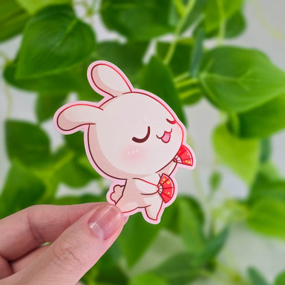 Lucky Bunny Vinyl Stickers