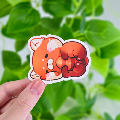 Cute Red Panda Vinyl Stickers