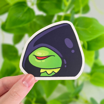 Kawaii Frog Meme Vinyl Stickers