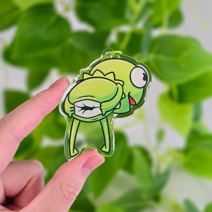 Kawaii Frog Meme Keychains