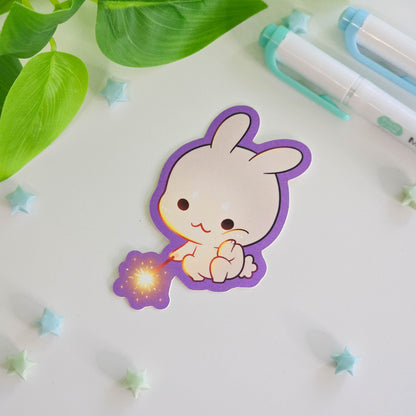 Lucky Bunny Vinyl Stickers