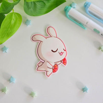 Lucky Bunny Vinyl Stickers