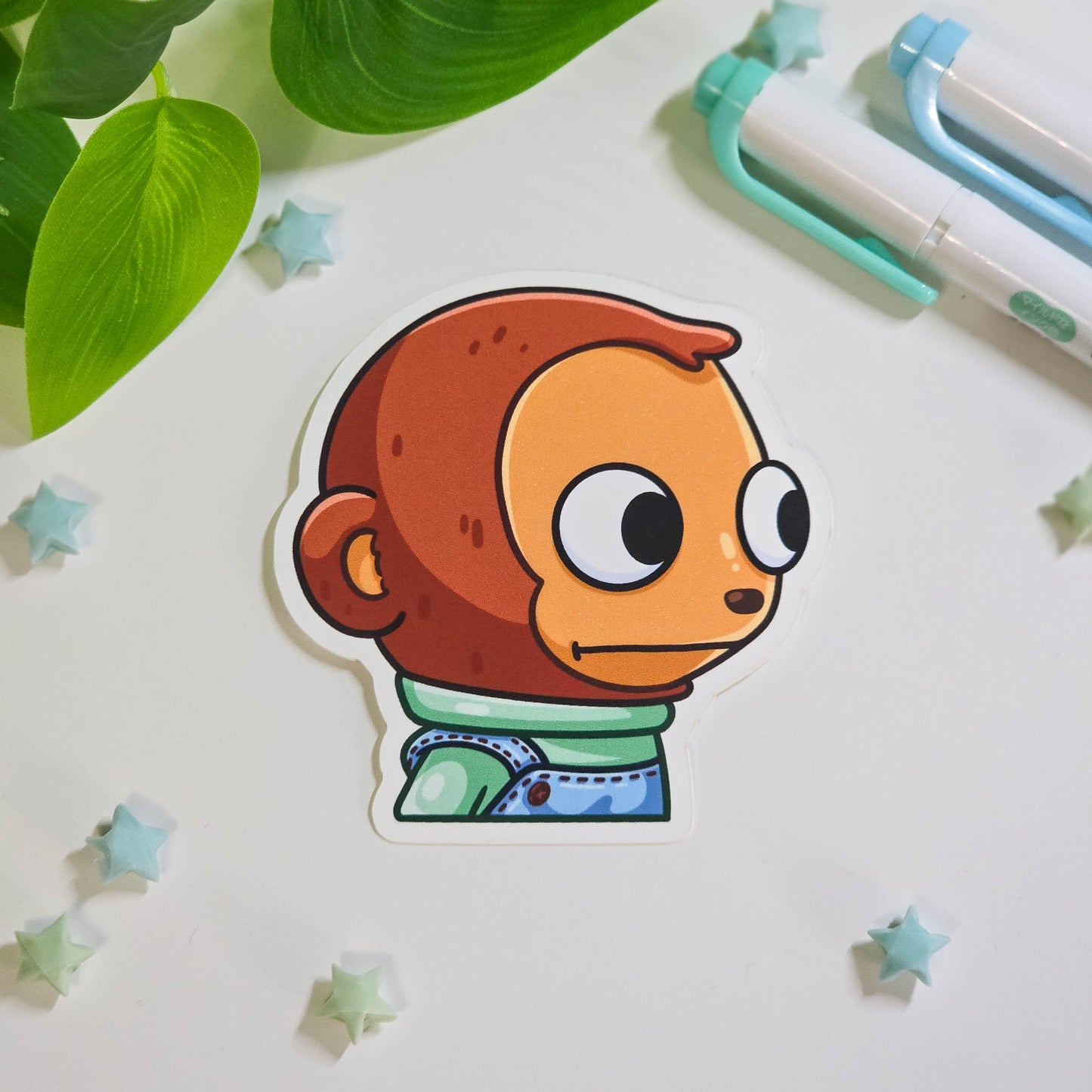 Awkward Monkey Vinyl Stickers