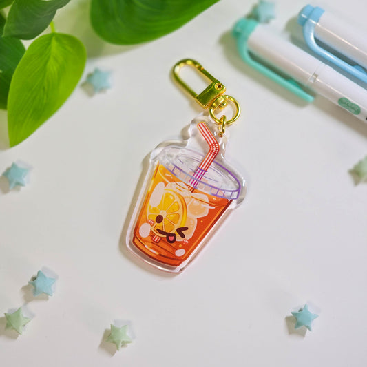 Lemon Tea Keychain