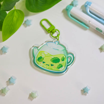 Peppermint Tea Keychain