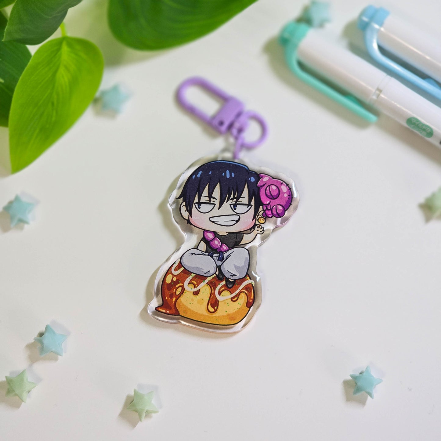 Takoyaki Man Keychain