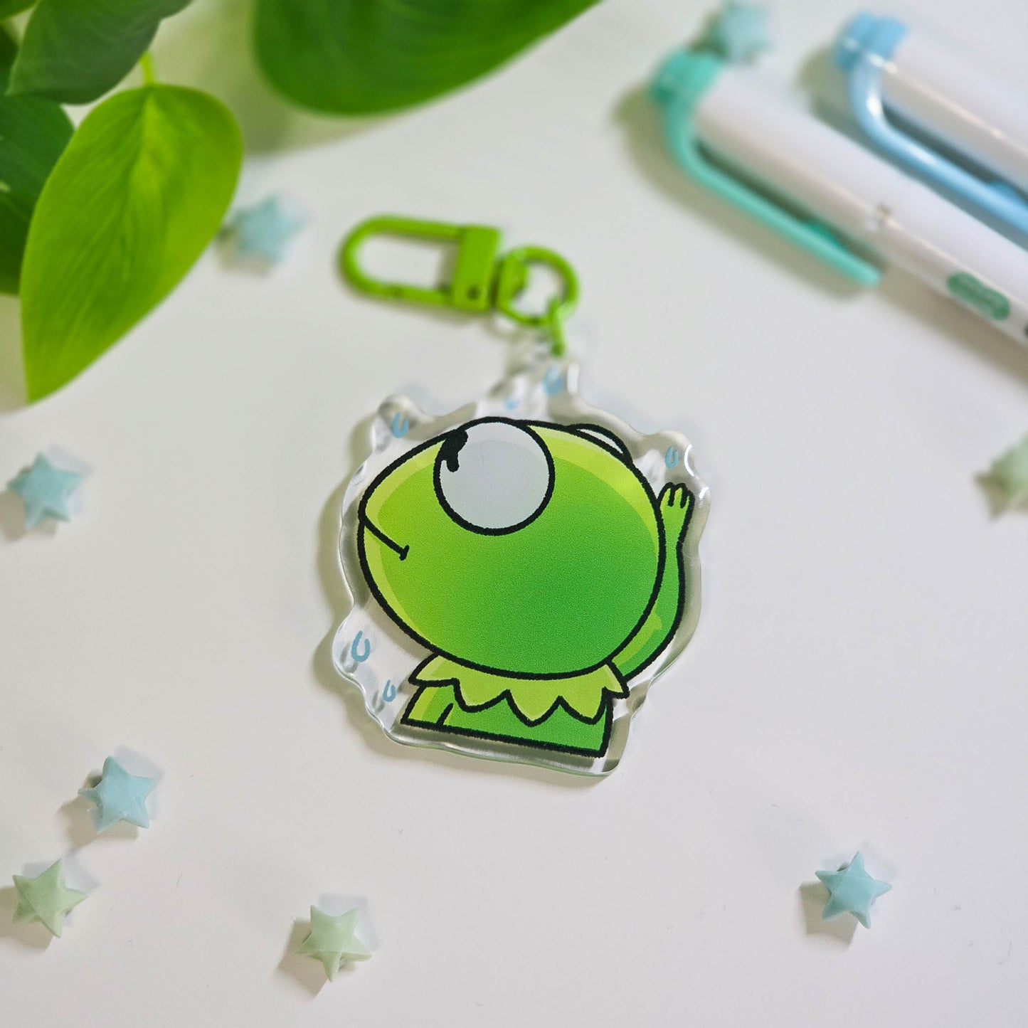 Kawaii Frog Meme Keychains