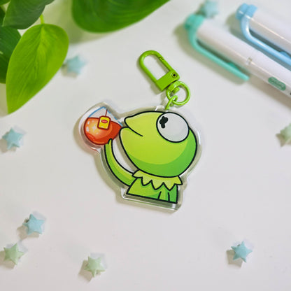 Kawaii Frog Meme Keychains