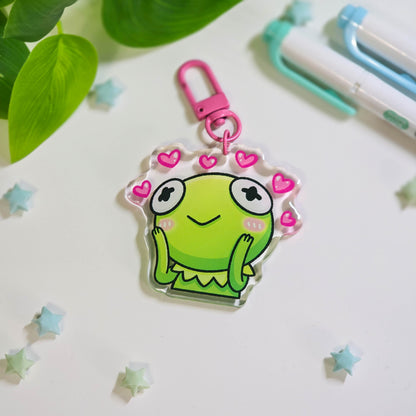 Kawaii Frog Meme Keychains