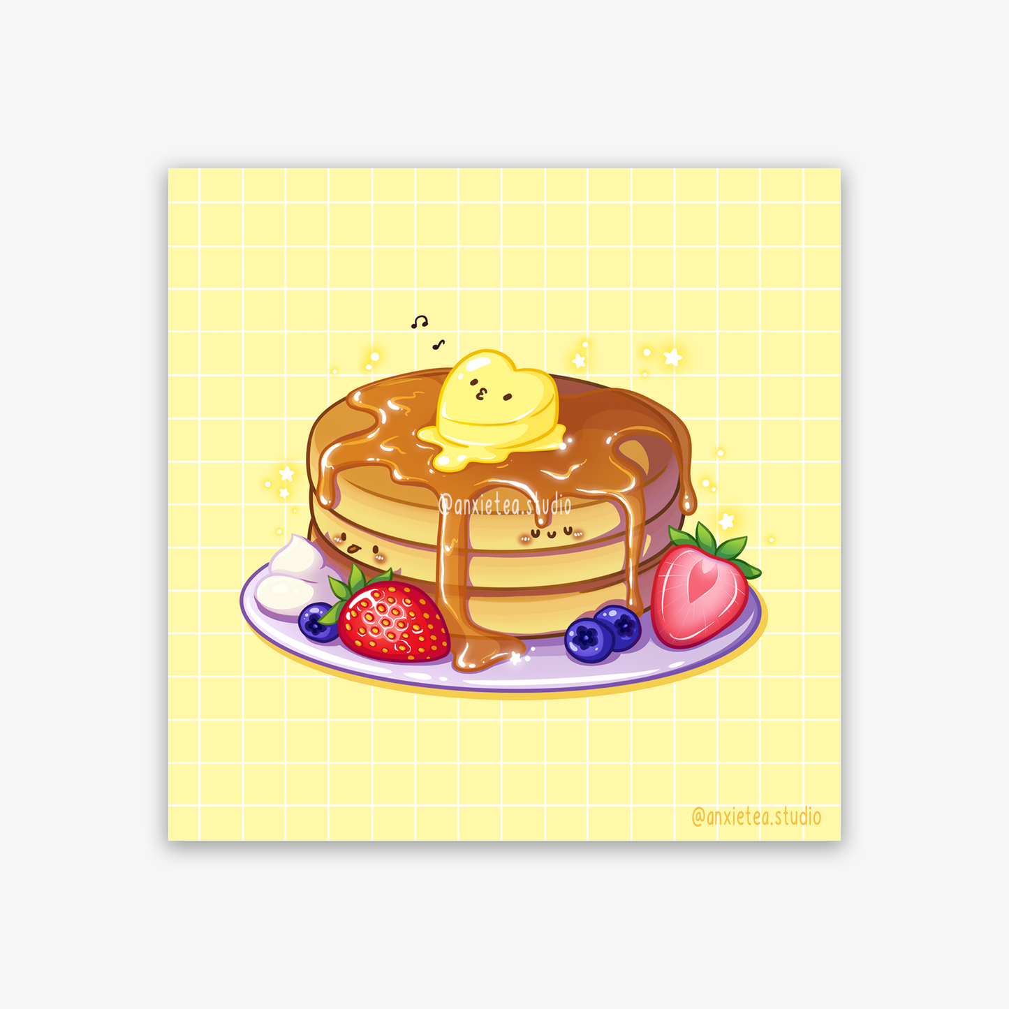 Butter Pancake Art Print