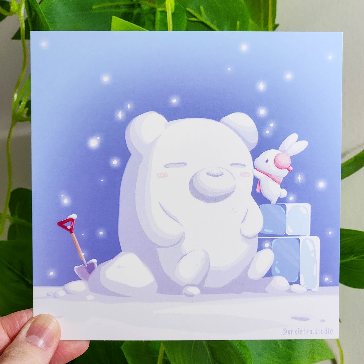 Snowbear Art Print