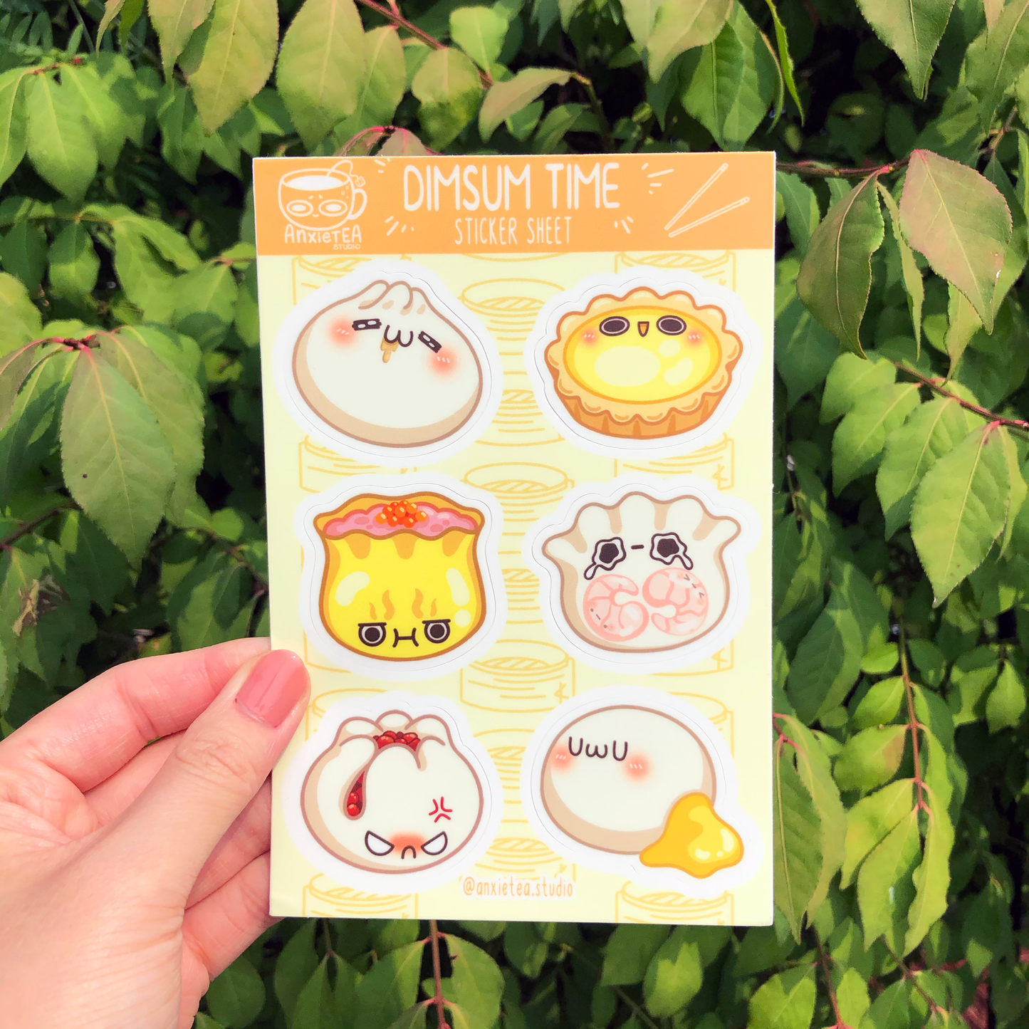 Dimsum Time Vinyl Sticker Sheet