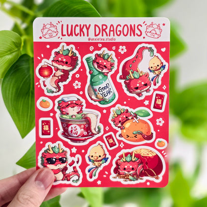 Lucky Dragons Sticker Sheet