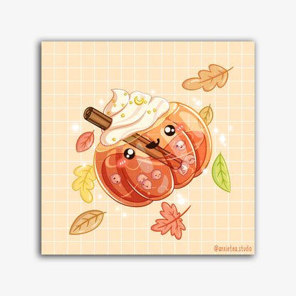 Pumpkin Spice BOO-ba Art Print