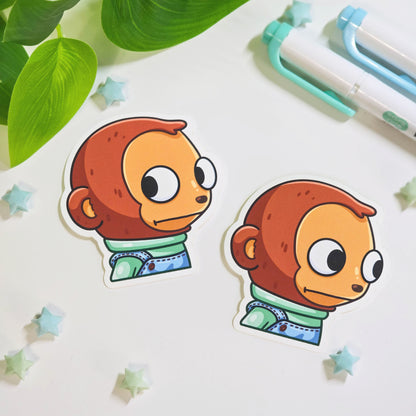 Awkward Monkey Vinyl Stickers