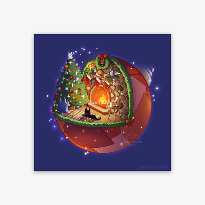 Cozy Ornament Art Print