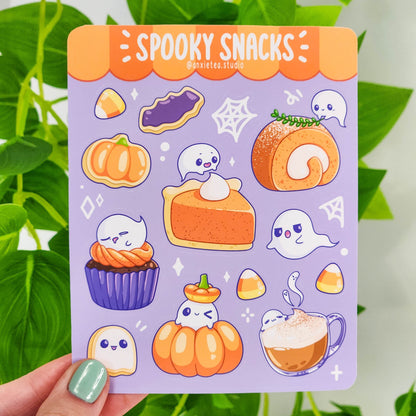 Spooky Snacks Sticker Sheet