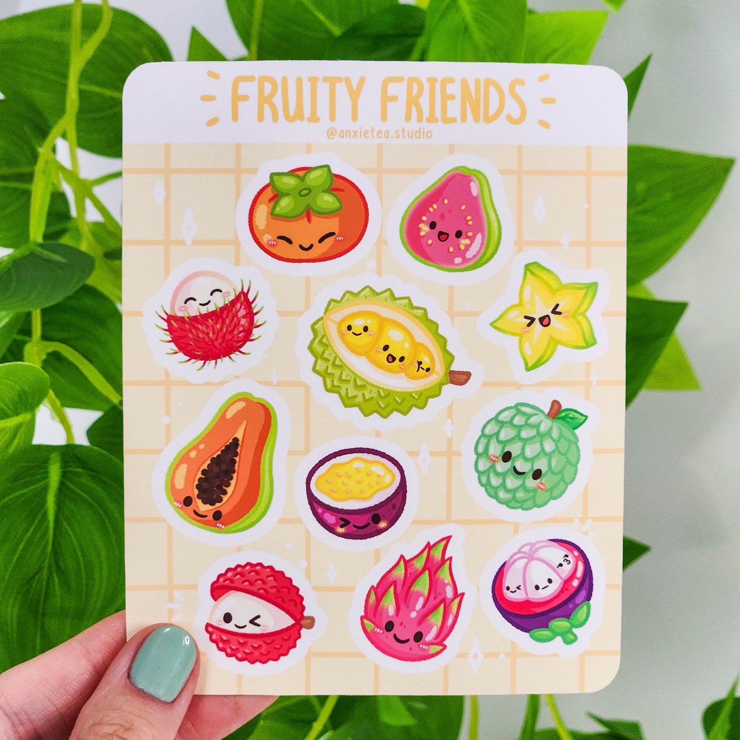 Fruity Friends Sticker Sheet