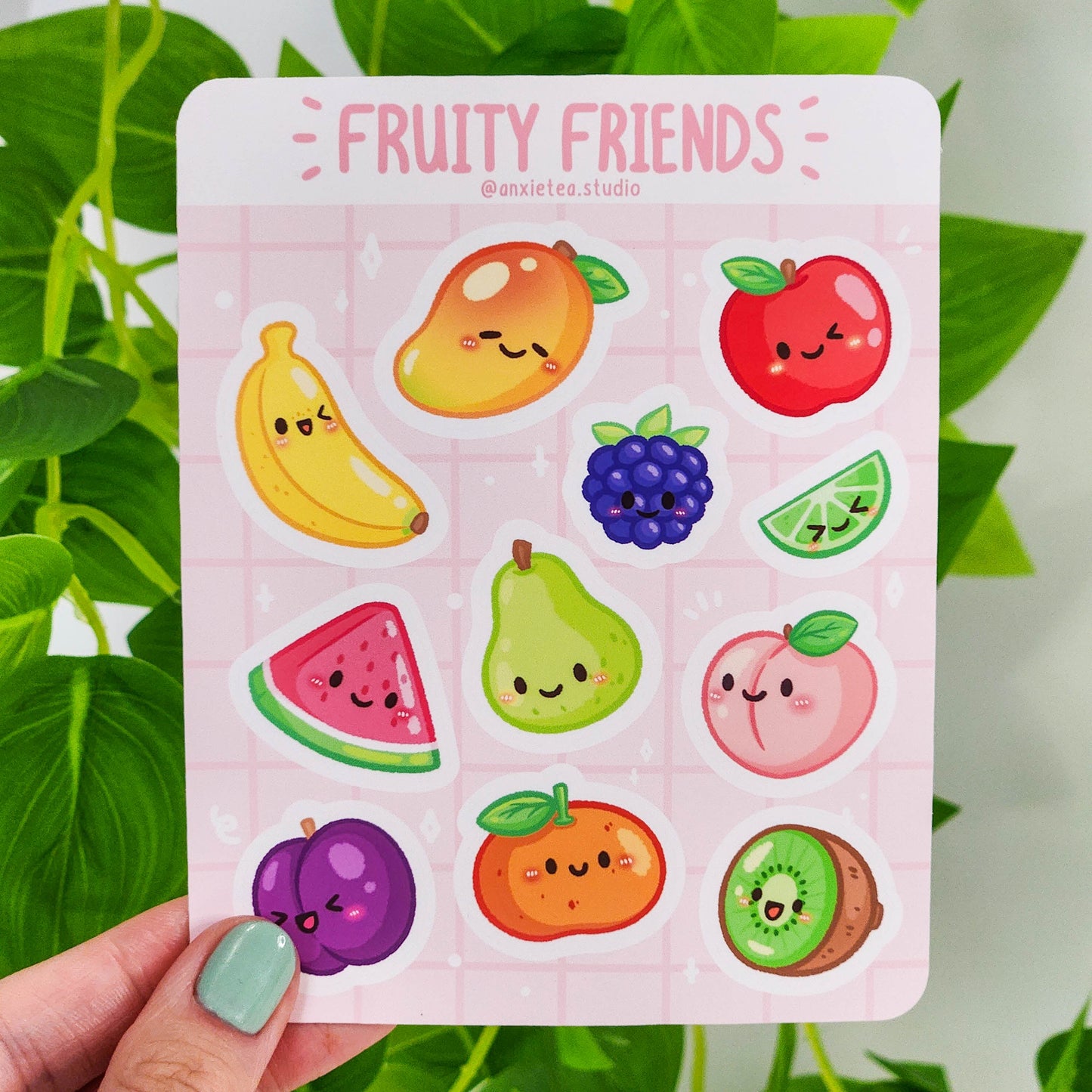 Fruity Friends Sticker Sheet