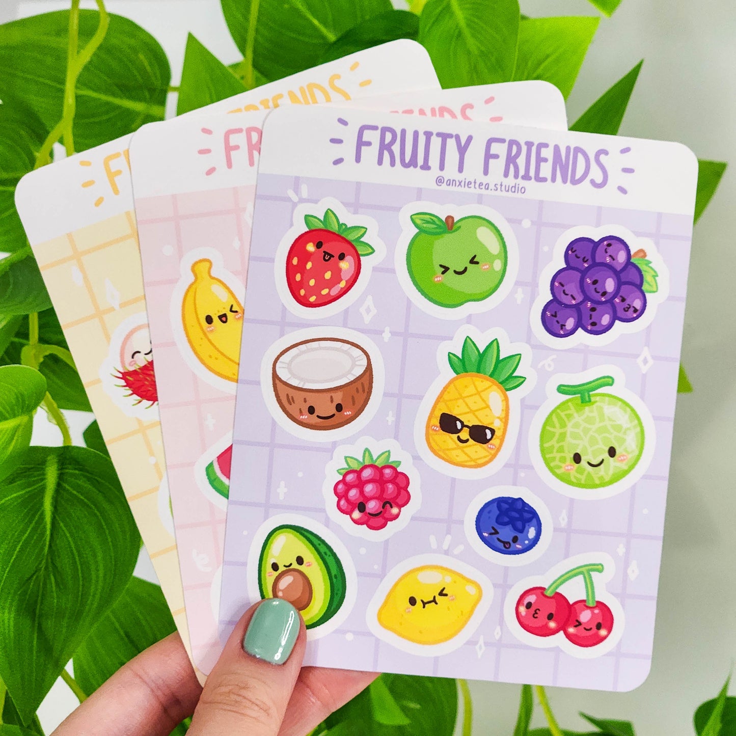 Fruity Friends Sticker Sheet