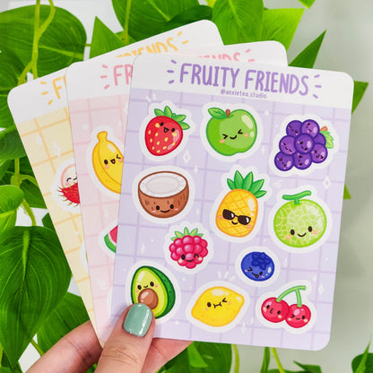 Fruity Friends Sticker Sheet