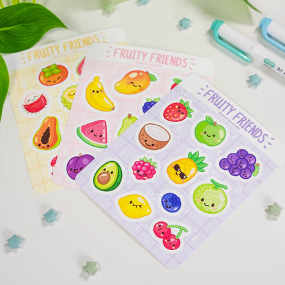 Fruity Friends Sticker Sheet