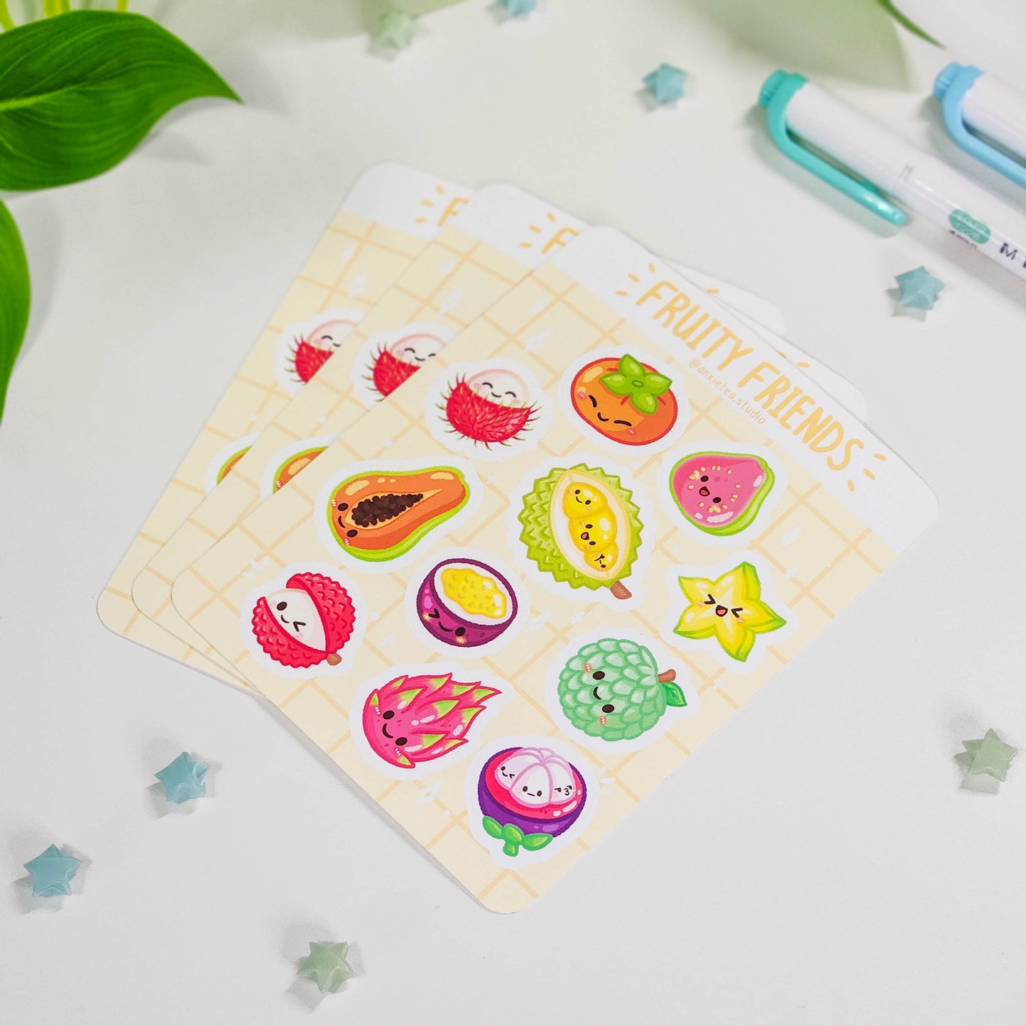 Fruity Friends Sticker Sheet