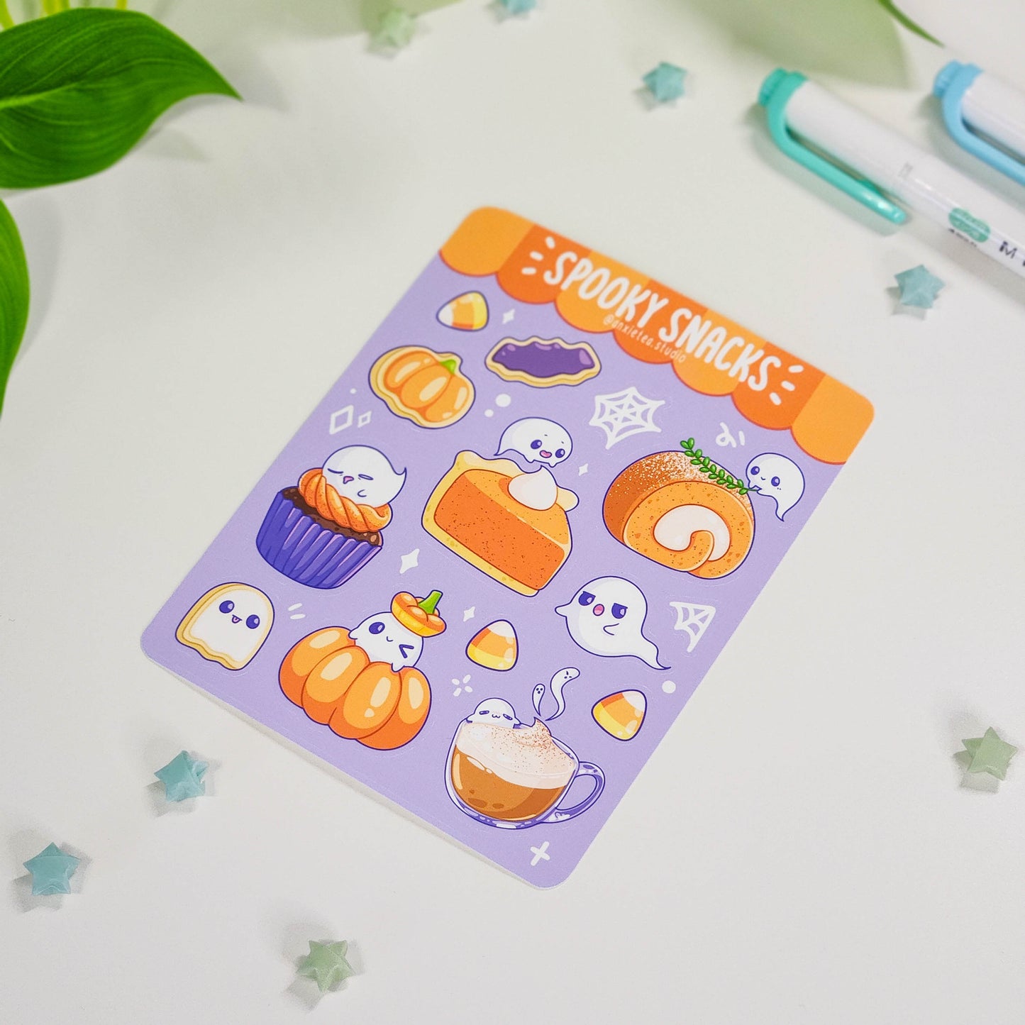 Spooky Snacks Sticker Sheet