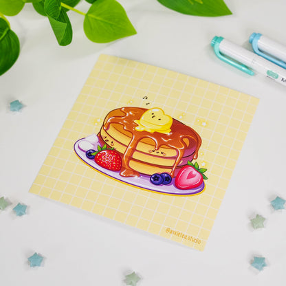 Butter Pancake Art Print