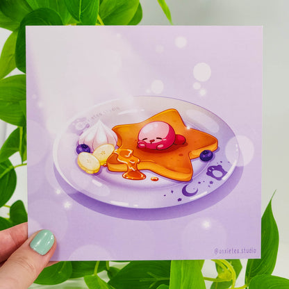 Dreamy Star Pancake Art Print