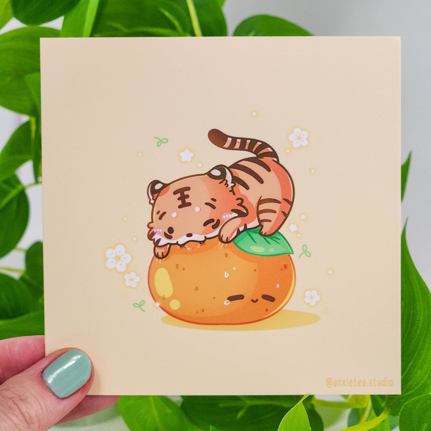 Lucky Tiger Art Print