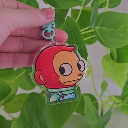 Awkward Monkey Keychain